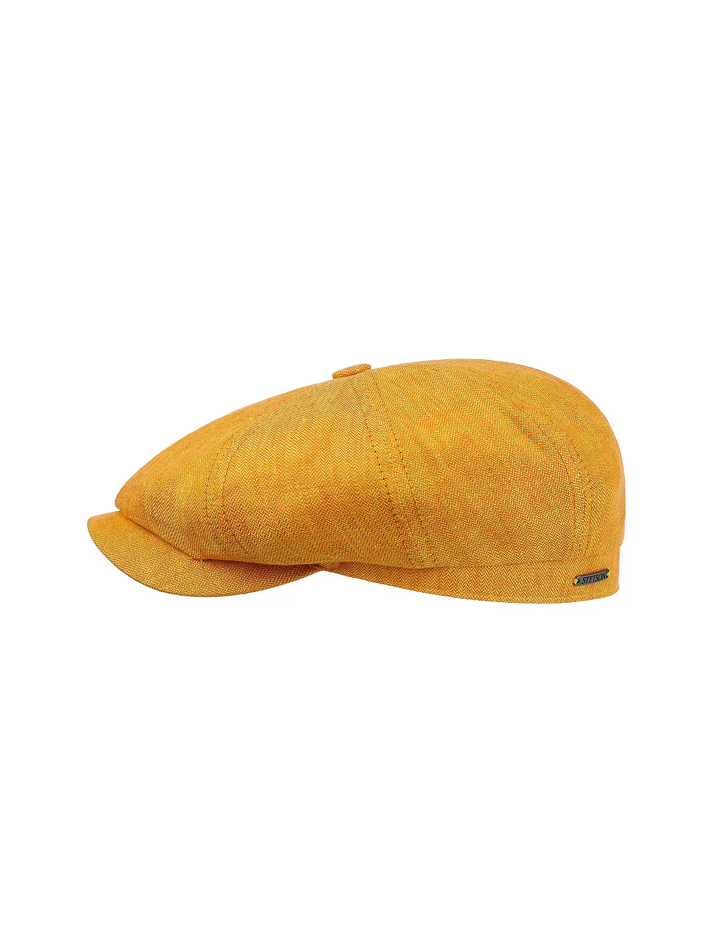 STETSON | Leinen Schiebermütze | gelb